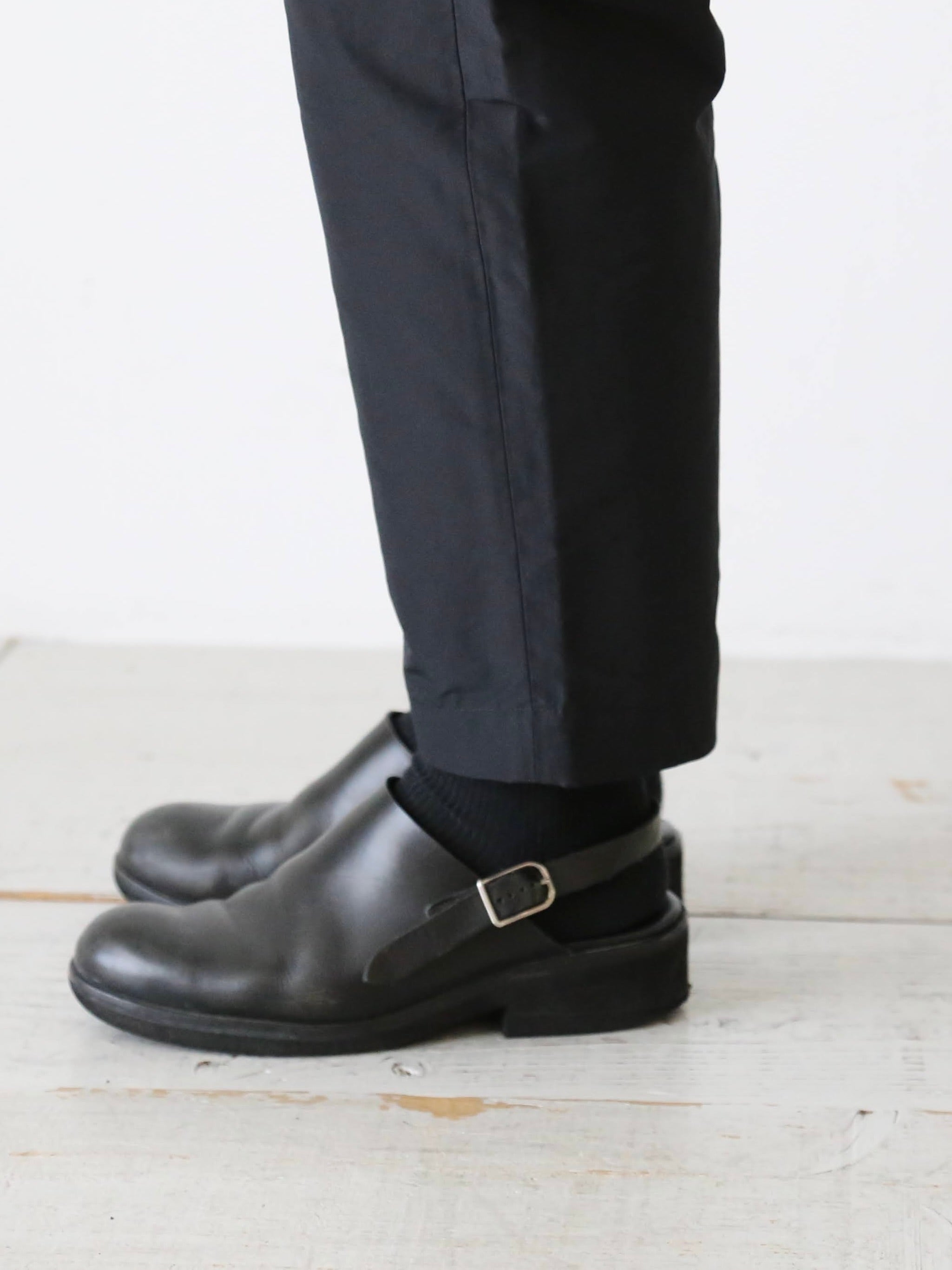 R&D.M.Co- タフタサルエルテーパードパンツ [7669]