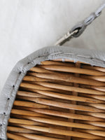 Load image into Gallery viewer, ebagos Rattan Long Wallet - Fini Shrink [35631BK]
