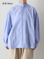 画像をギャラリービューアに読み込む, Veritecoeur ピンタックシャンブレーシャツ [VC-2818]
