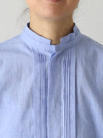 画像をギャラリービューアに読み込む, Veritecoeur ピンタックシャンブレーシャツ [VC-2818]
