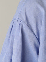 画像をギャラリービューアに読み込む, Veritecoeur ピンタックシャンブレーシャツ [VC-2818]
