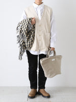 画像をギャラリービューアに読み込む, YARMO オーバーサイズドスリーブレスジャケット [YAR-25AW J22]
