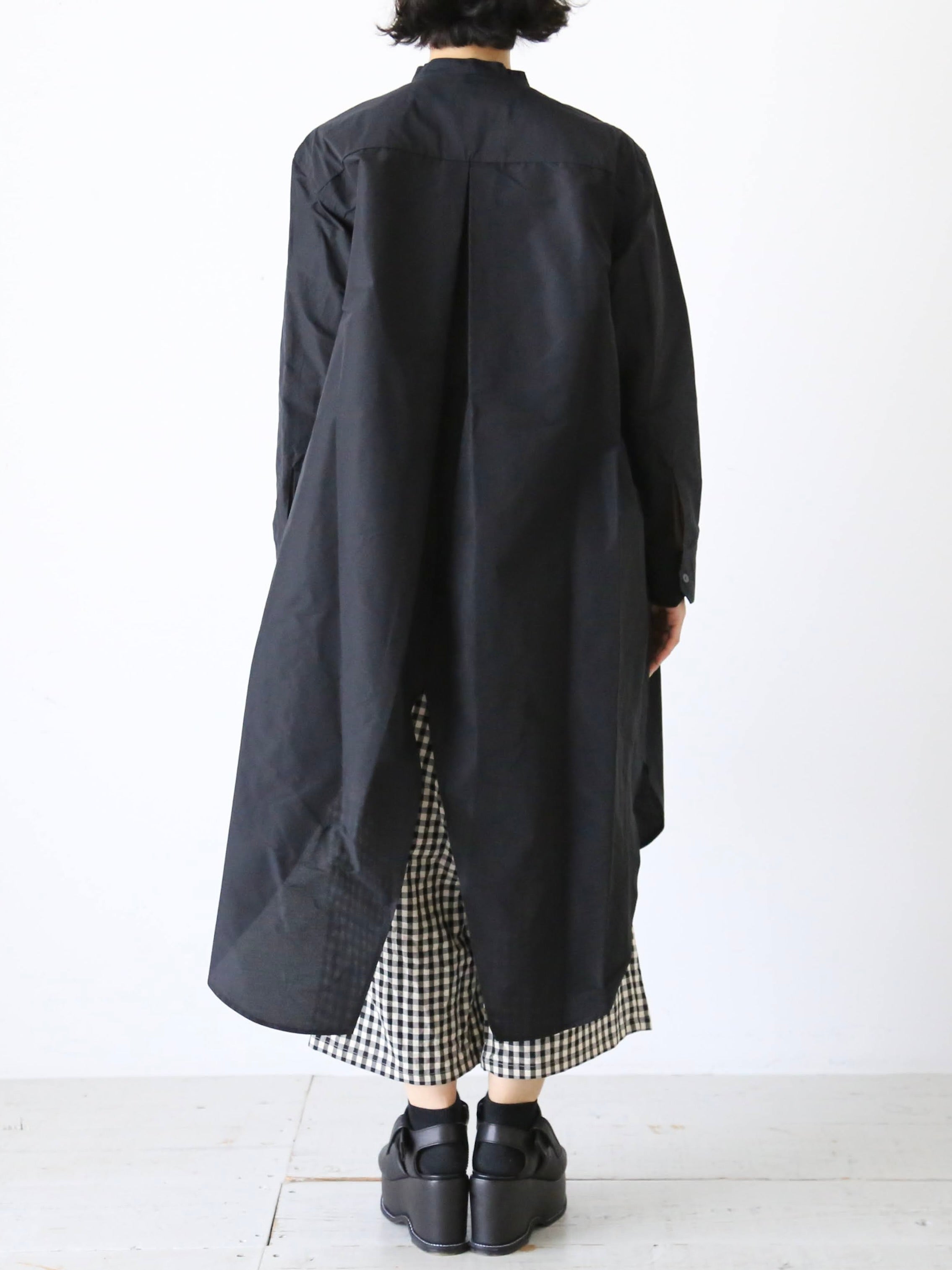 R&D.M.Co- タフタチェストフリルドレス [7668]