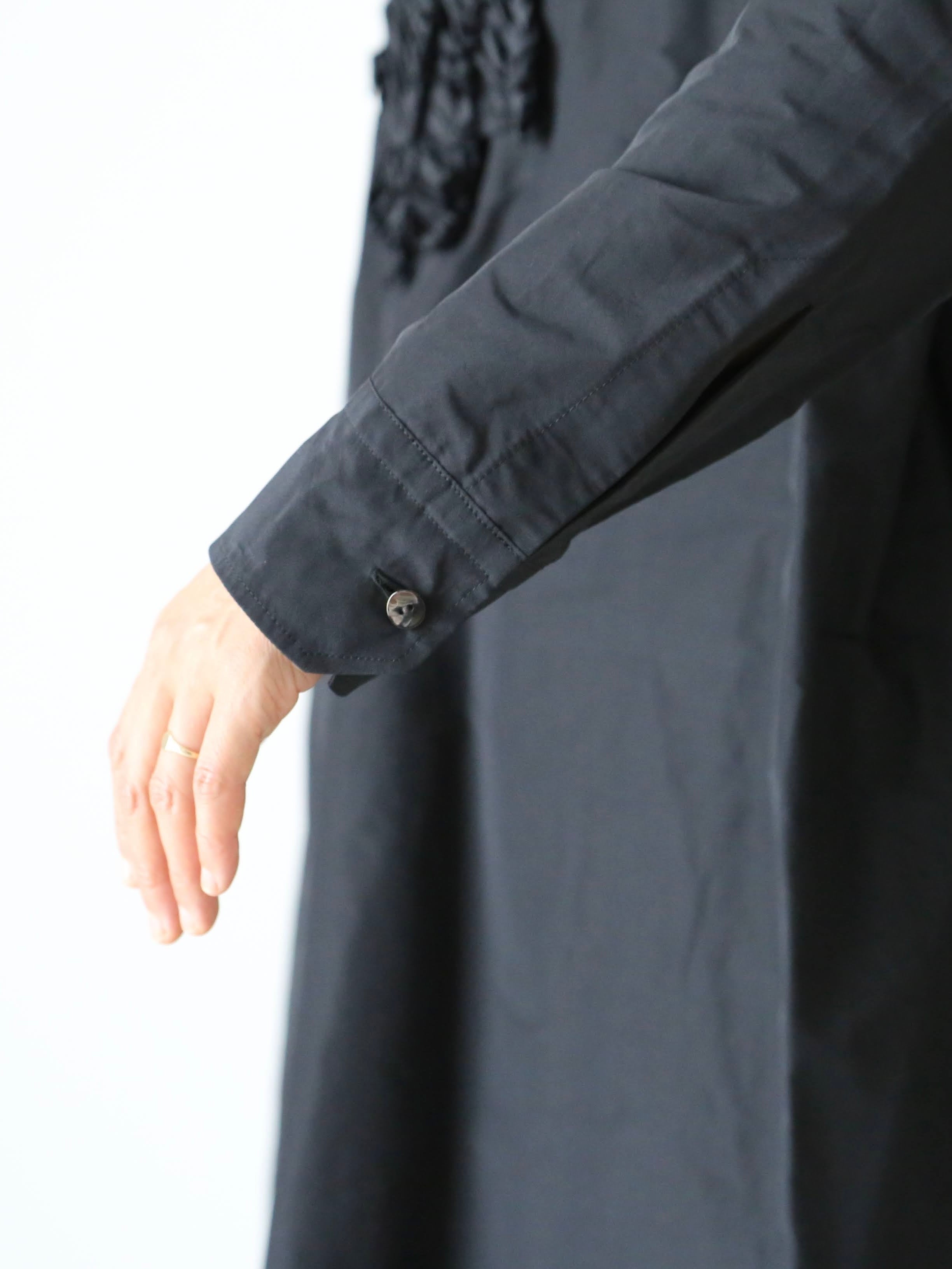 R&D.M.Co- タフタチェストフリルドレス [7668]