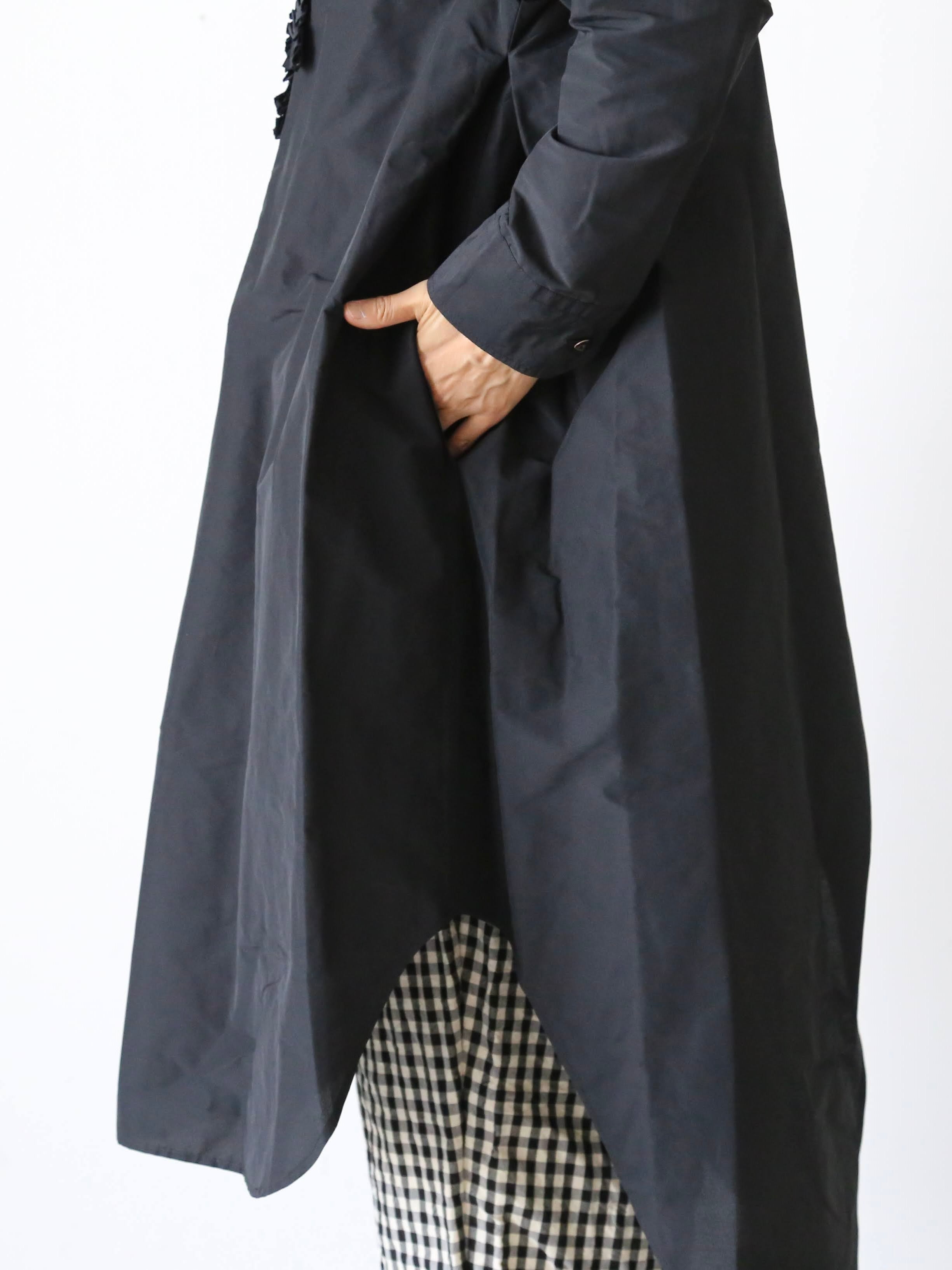 R&D.M.Co- タフタチェストフリルドレス [7668]