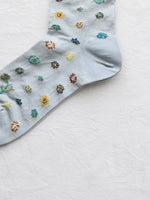 画像をギャラリービューアに読み込む, ANTIPAST メンズ ポルカフラワーソックス [AM3-800]
