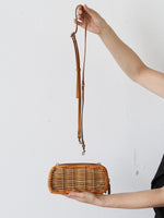 Load image into Gallery viewer, ebagos Rattan Long Wallet - Fini Shrink [35631BK]
