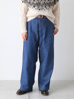 画像をギャラリービューアに読み込む, chimala USアーミーデニムオフィサートラウザー(ショート)[CS40-MP15A/S]
