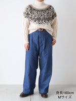 画像をギャラリービューアに読み込む, chimala USアーミーデニムオフィサートラウザー(ショート)[CS40-MP15A/S]
