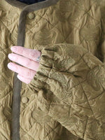 画像をギャラリービューアに読み込む, R&amp;D.M.Co- ジャガードマトラッセハーフコート [7735]
