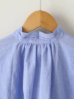 画像をギャラリービューアに読み込む, Veritecoeur ピンタックシャンブレーシャツ [VC-2818]
