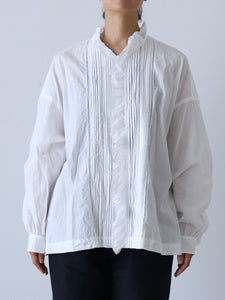 TOUJOURS レースピンタックラッフルシャツ [MM43DS01] – CREER