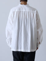 画像をギャラリービューアに読み込む, TOUJOURS レースピンタックラッフルシャツ [MM43DS01]
