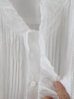 画像をギャラリービューアに読み込む, TOUJOURS レースピンタックラッフルシャツ [MM43DS01]
