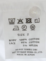 画像をギャラリービューアに読み込む, TOUJOURS レースピンタックラッフルシャツ [MM43DS01]
