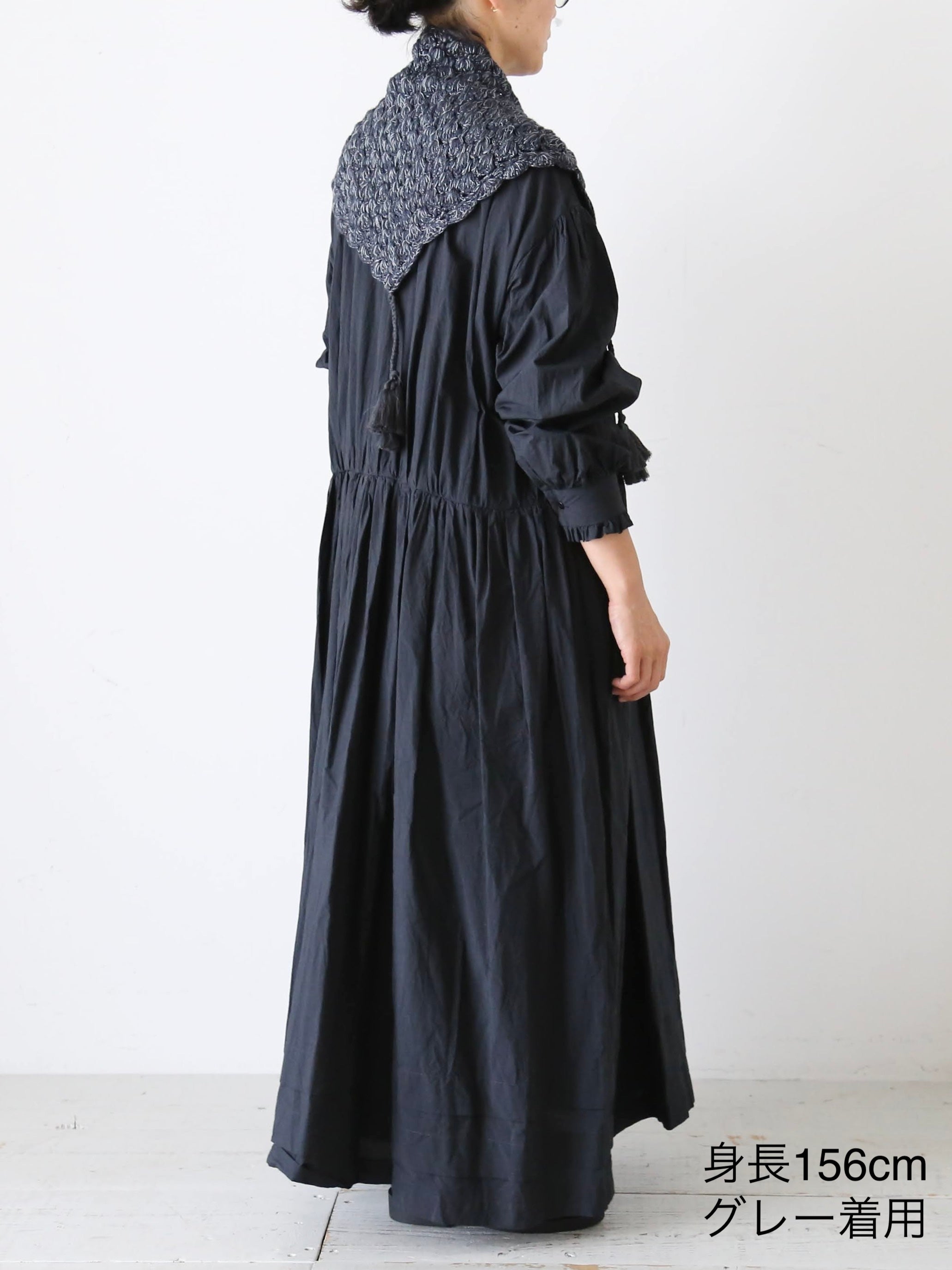 BUNON ハンドクロシェスカーフ [BN2597]