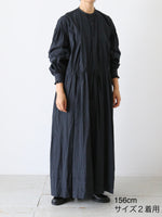 画像をギャラリービューアに読み込む, TOUJOURS ビショップスリーブクラシックギャザードレス [MM43DD03]
