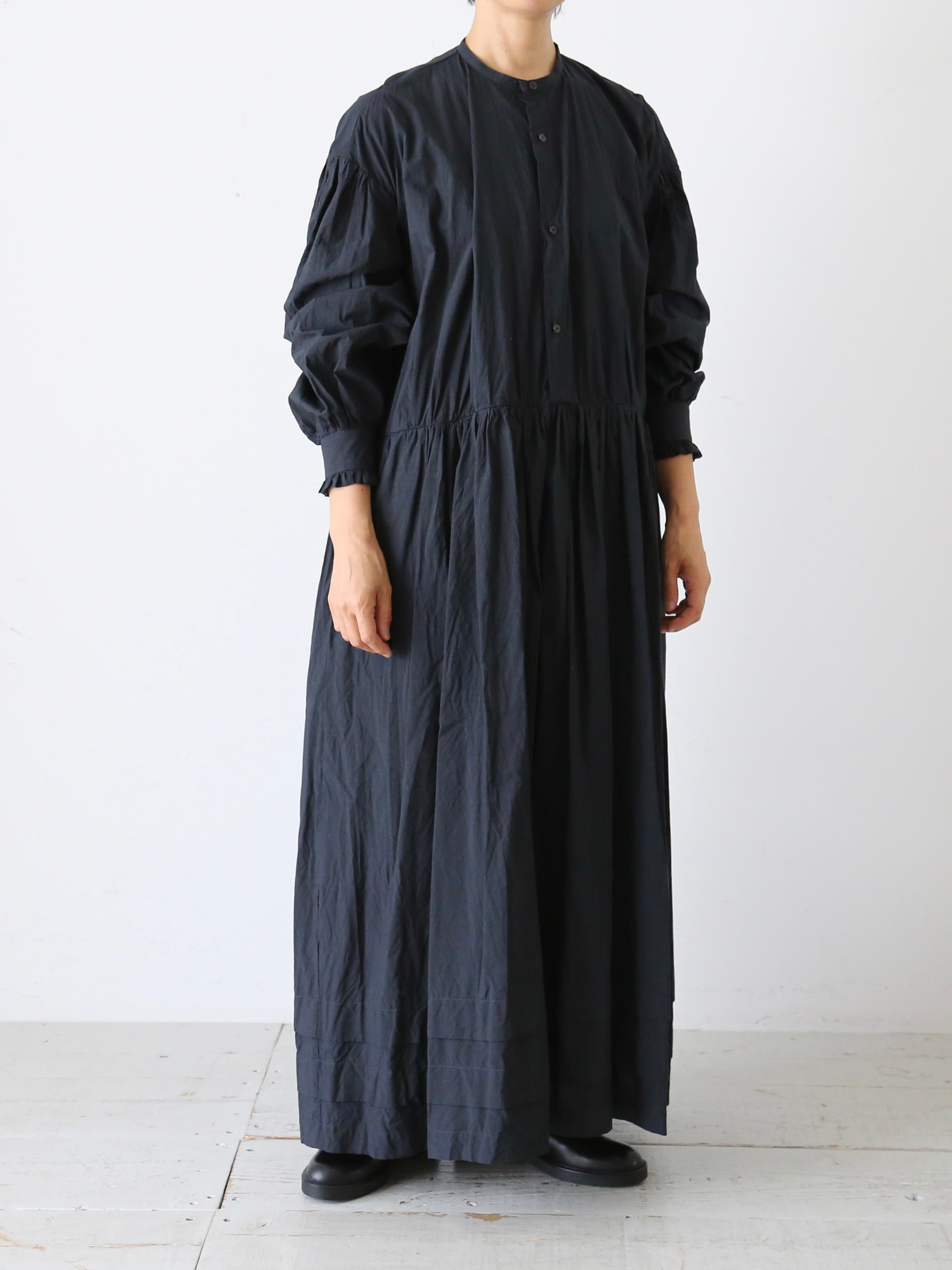 TOUJOURS ビショップスリーブクラシックギャザードレス [MM43DD03]