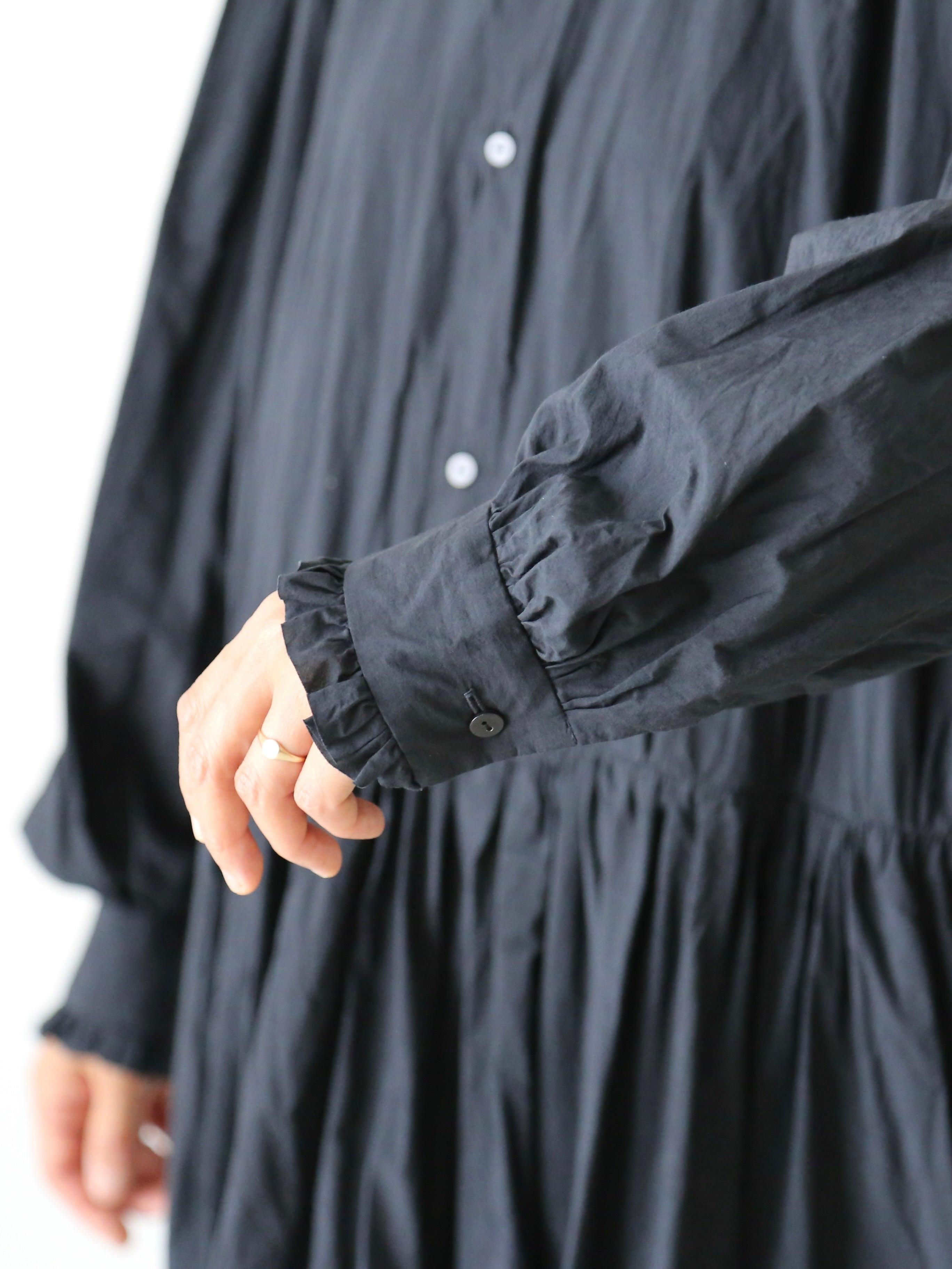 TOUJOURS ビショップスリーブクラシックギャザードレス [MM43DD03]