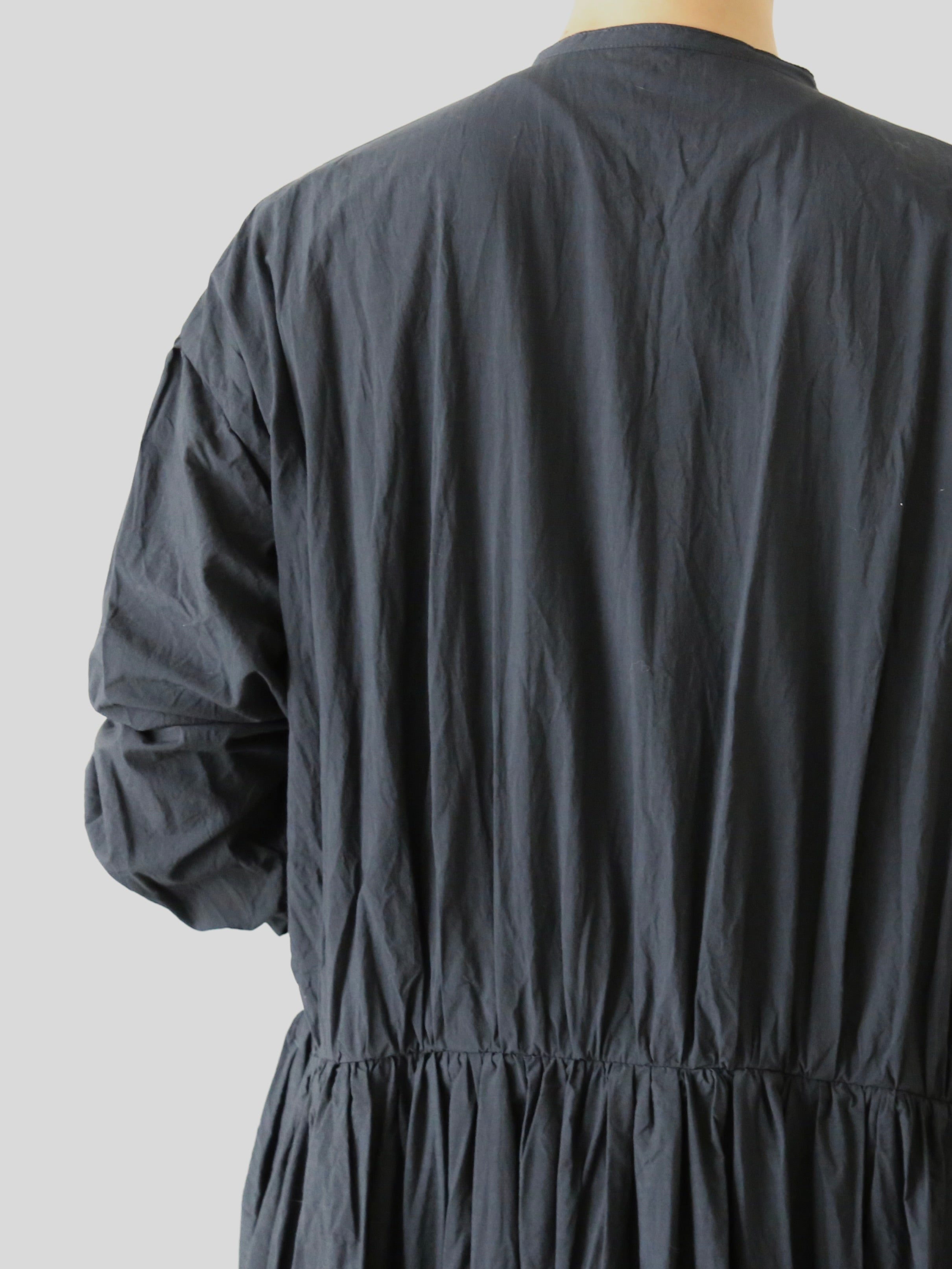 TOUJOURS ビショップスリーブクラシックギャザードレス [MM43DD03]