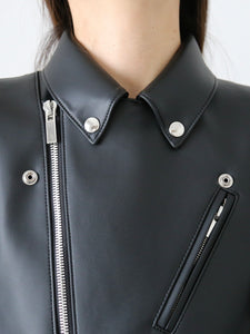noir kei ninomiya 合皮ボンディングジャケット [3M-J008-051]