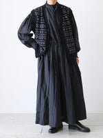 画像をギャラリービューアに読み込む, TOUJOURS ビショップスリーブクラシックギャザードレス [MM43DD03]
