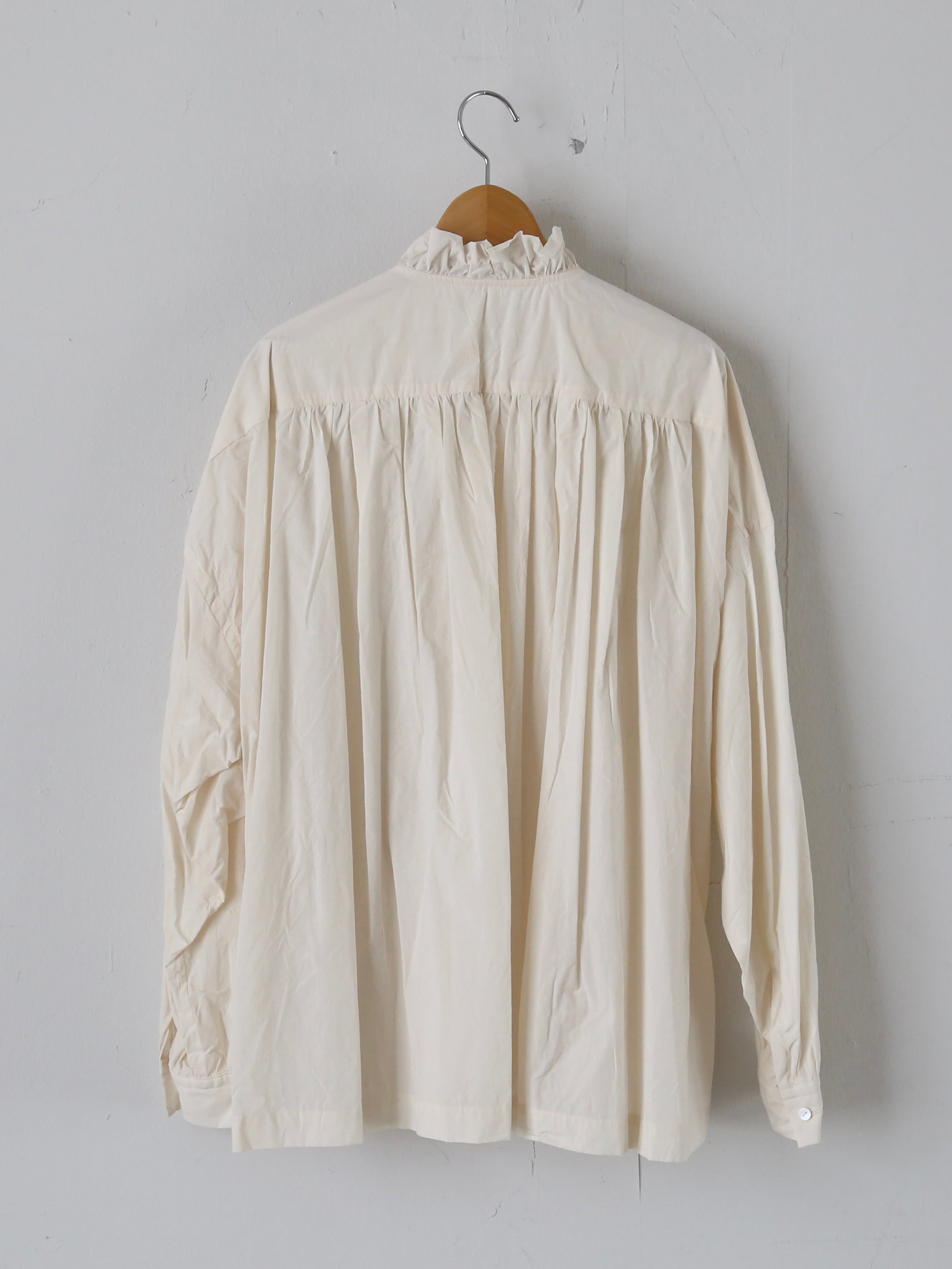 TOUJOURS レースピンタックラッフルシャツ [MM43DS01]