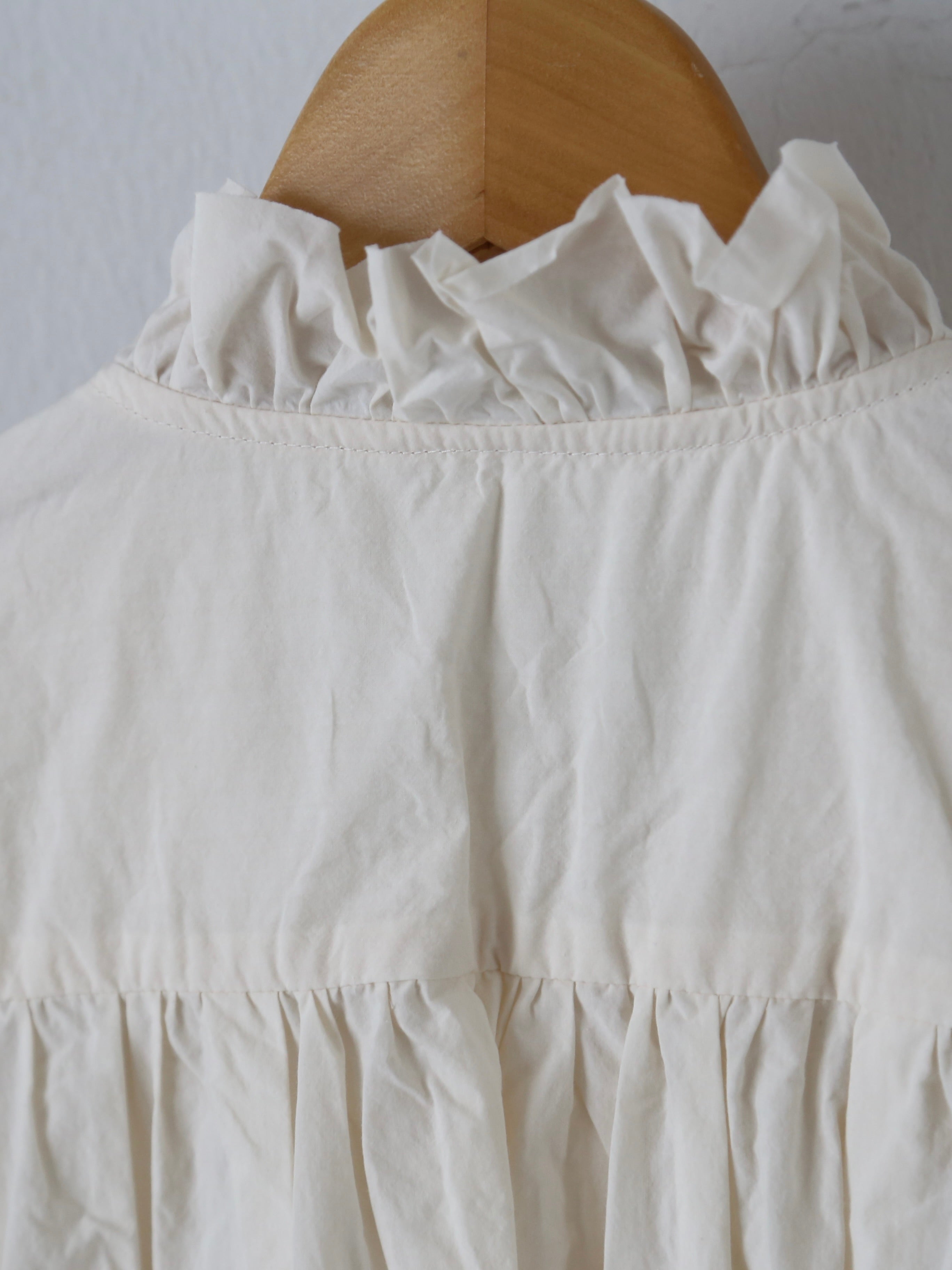 TOUJOURS レースピンタックラッフルシャツ [MM43DS01]