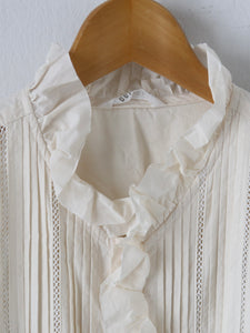 TOUJOURS レースピンタックラッフルシャツ [MM43DS01] – CREER