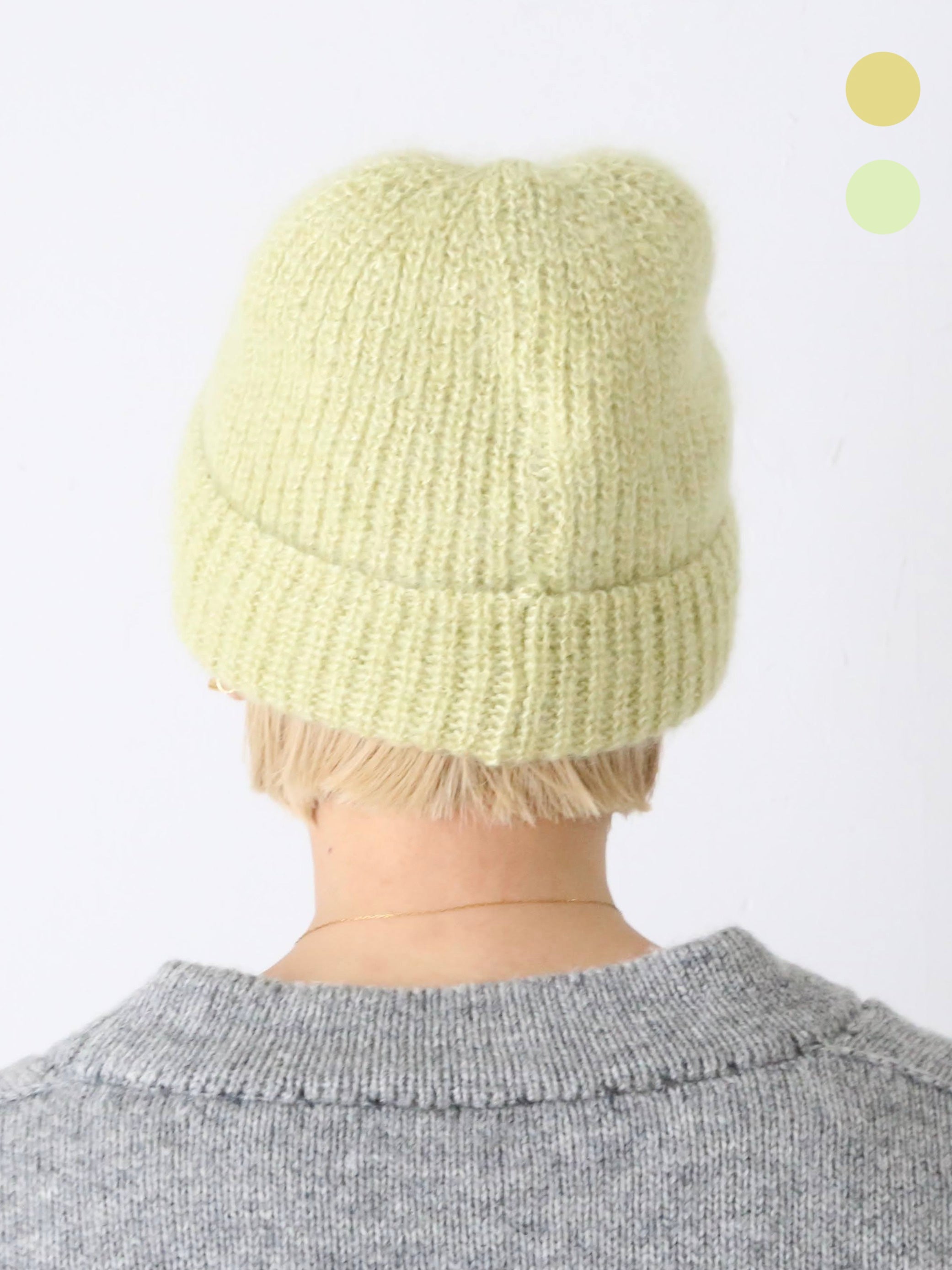 chisaki チサキ　ベージュ ニット帽子　新品 chisaki（チサキ） 帽子 ニットキャップ Hope ニット帽 レディース