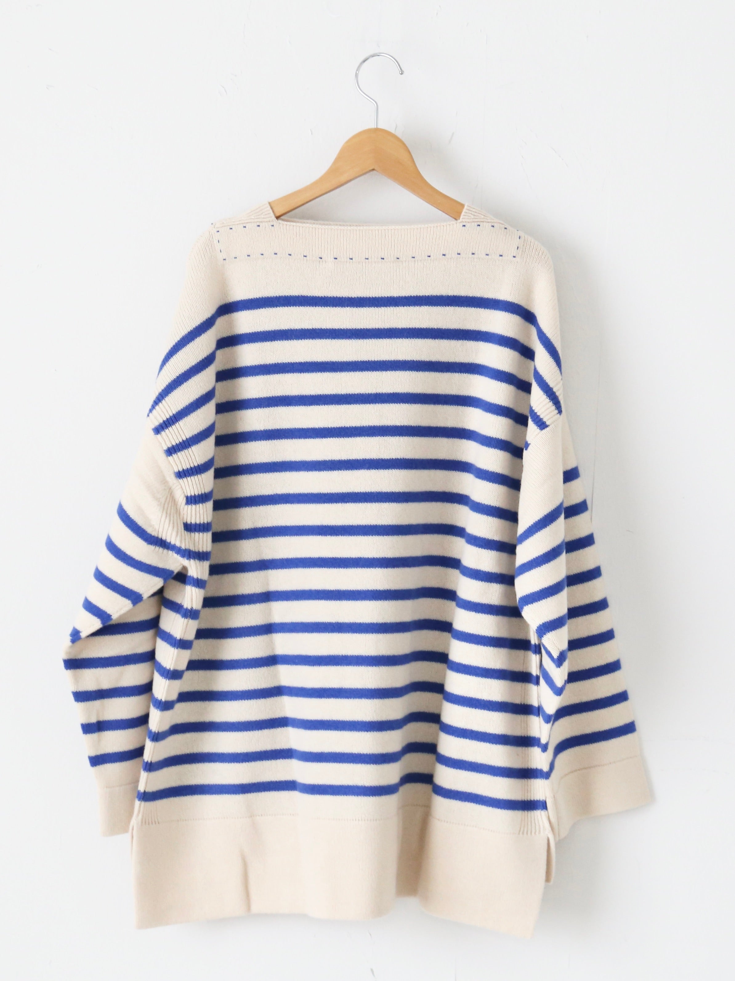 TOWAVASE バスクプルオーバー(ボートネック) 二本どり [mdm02-02]