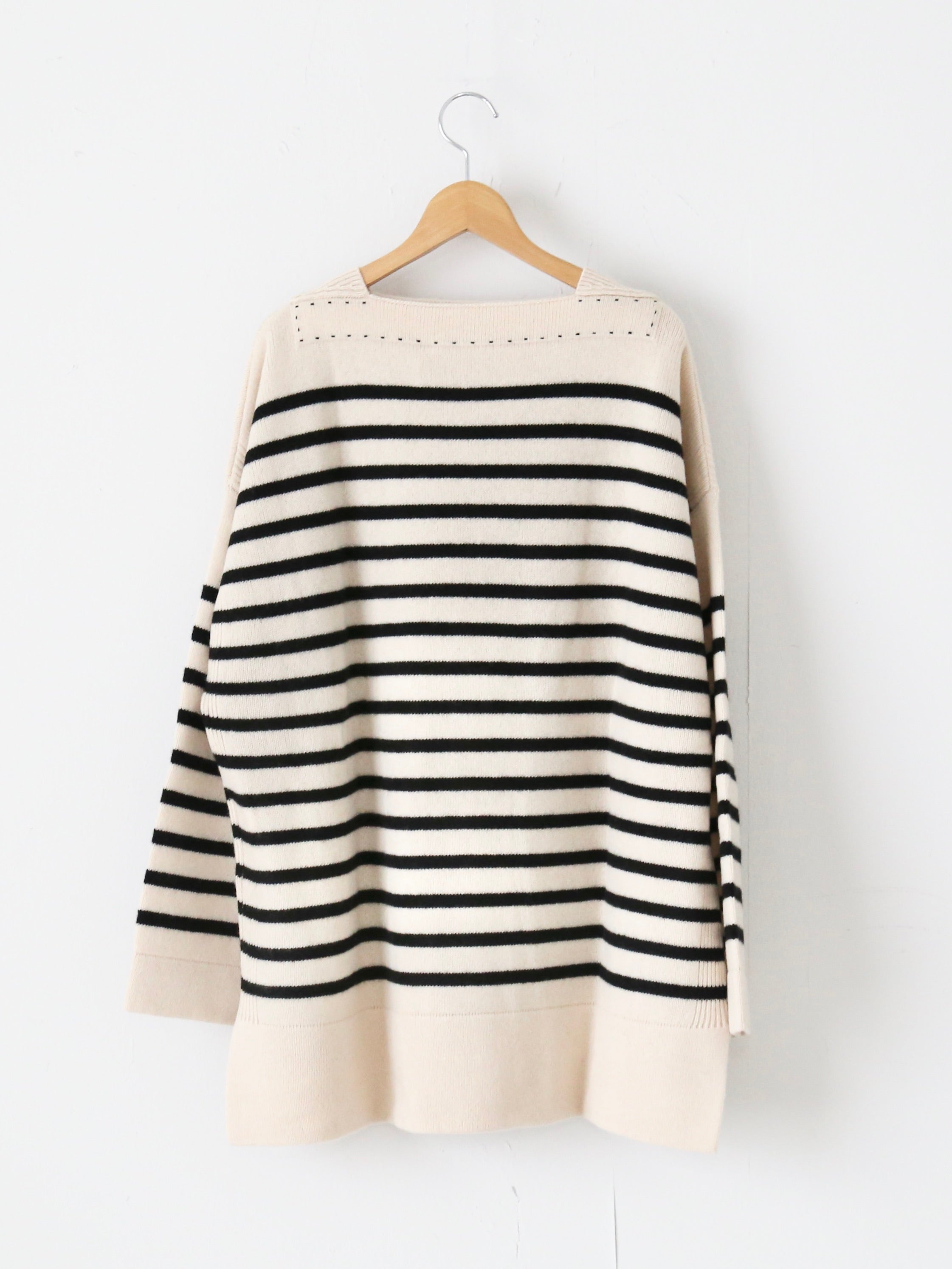 TOWAVASE バスクプルオーバー(ボートネック) 二本どり [mdm02-02]