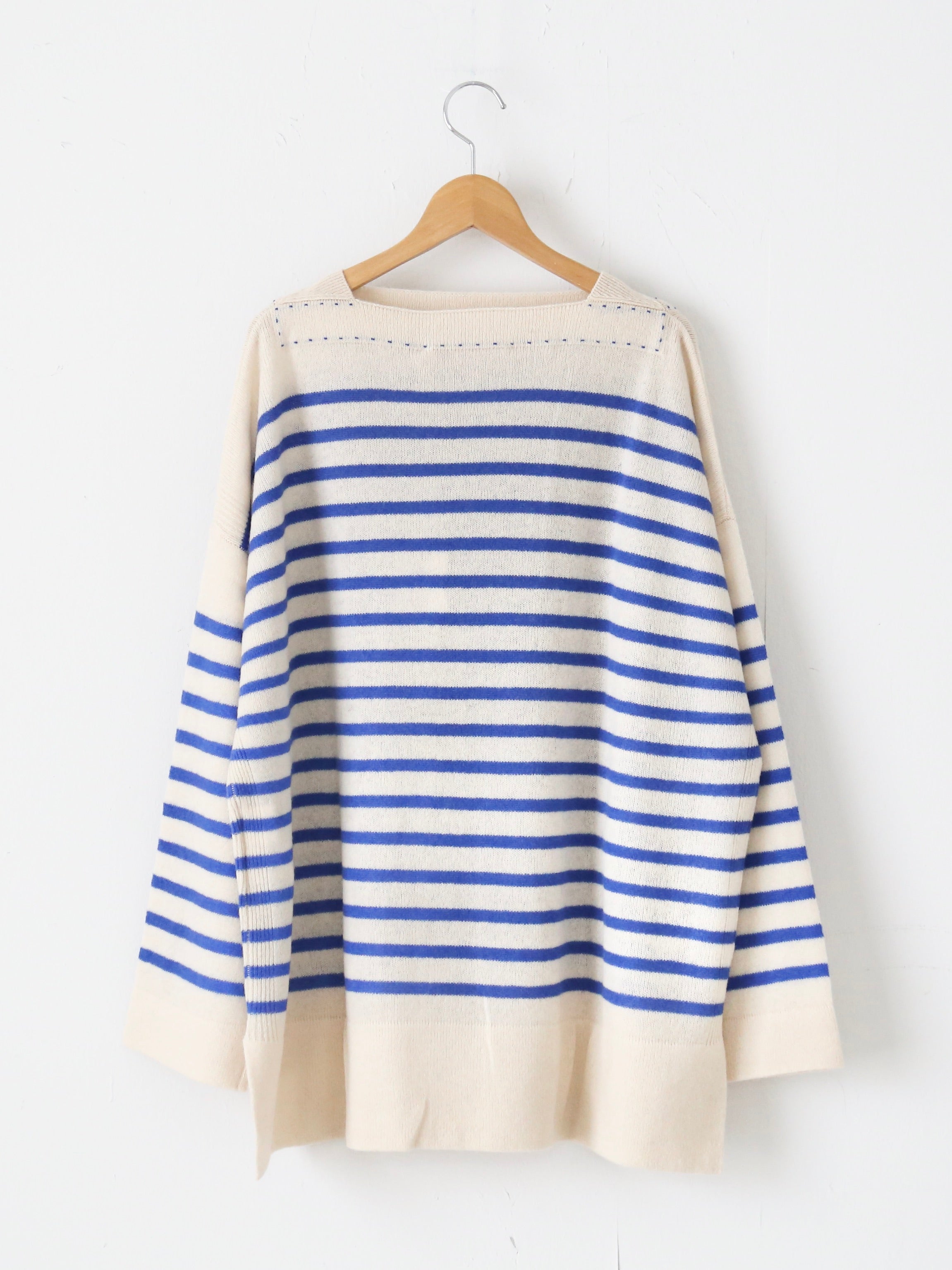 TOWAVASE バスクプルオーバー (ボートネック) 一本どり [mdm02-01]