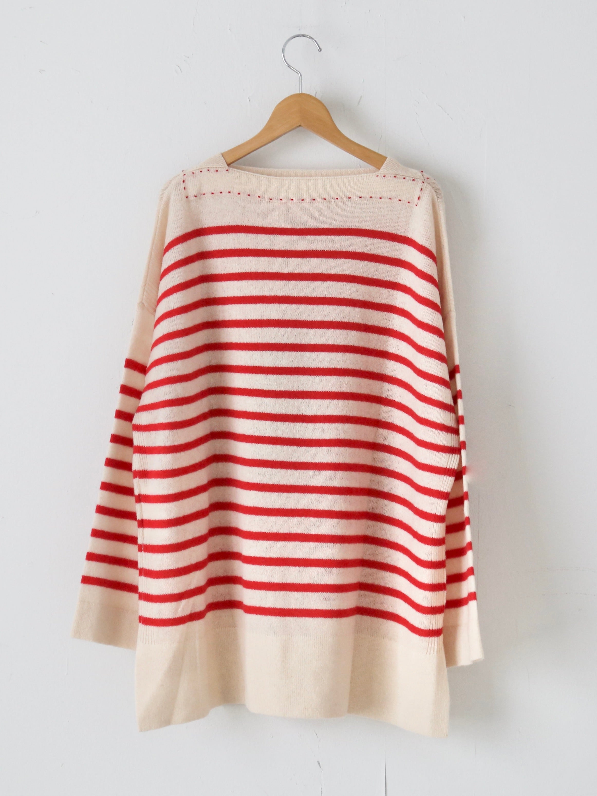 TOWAVASE バスクプルオーバー (ボートネック) 一本どり [mdm02-01]