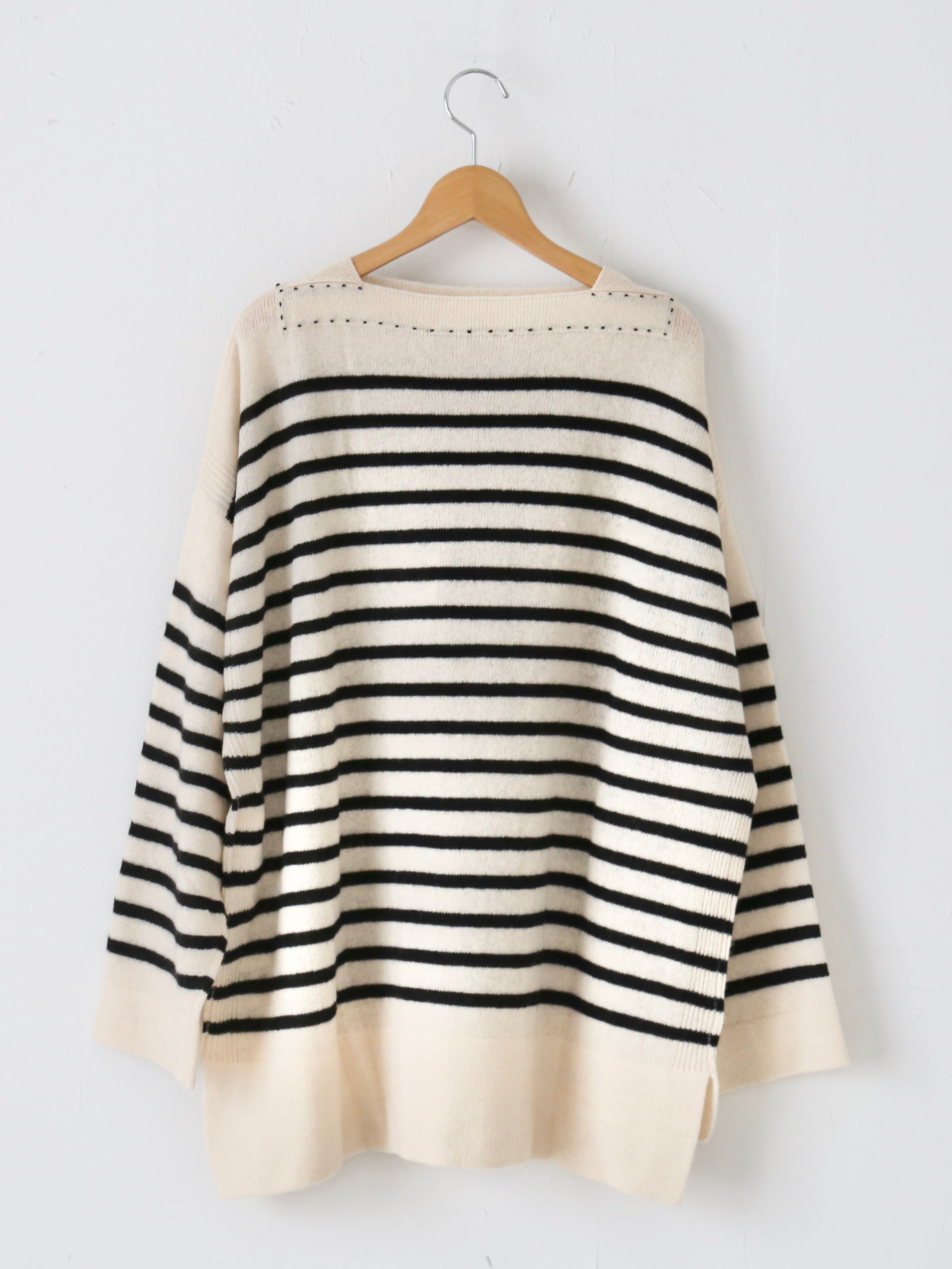 TOWAVASE バスクプルオーバー (ボートネック) 一本どり [mdm02-01]