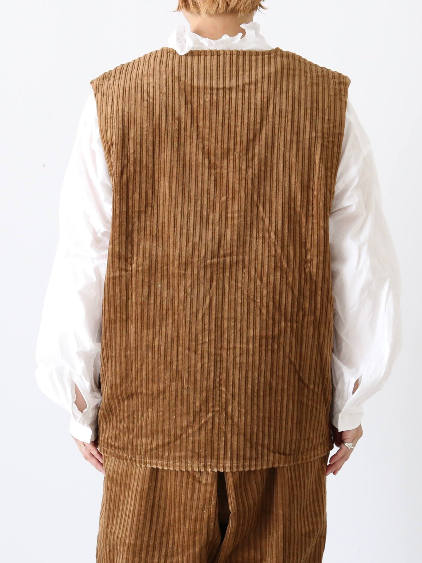 YARMO オーバーサイズドスリーブレスジャケット [YAR-25AW J22]