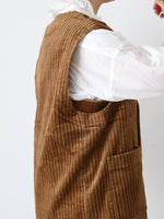 画像をギャラリービューアに読み込む, YARMO オーバーサイズドスリーブレスジャケット [YAR-25AW J22]
