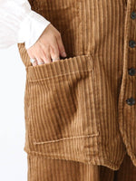 画像をギャラリービューアに読み込む, YARMO オーバーサイズドスリーブレスジャケット [YAR-25AW J22]
