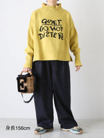 画像をギャラリービューアに読み込む, obafer ラムズウールガンジーセーター(ショート)(QUIET)  [2404]
