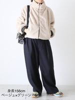 画像をギャラリービューアに読み込む, ALWEL リバーシブルボンバージャケット [FUR-1]
