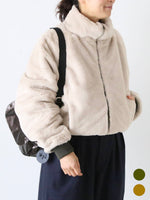 画像をギャラリービューアに読み込む, ALWEL リバーシブルボンバージャケット [FUR-1]
