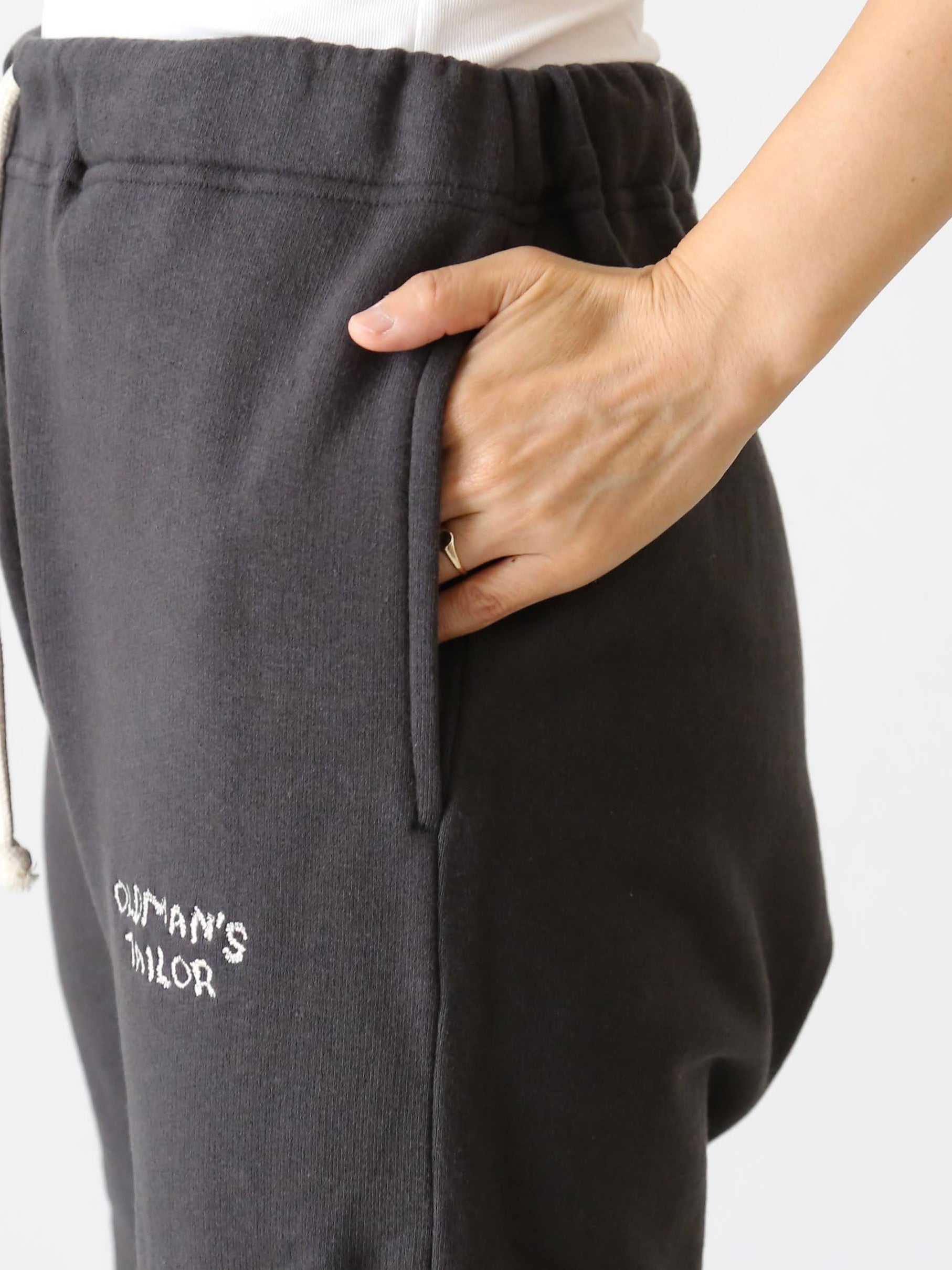 OLDMAN'S TAILOR OMTエンブロイダリースウェットパンツ[m1334]