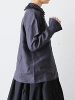 画像をギャラリービューアに読み込む, BUNON タックカラーブラウス [BN2642]
