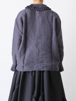 画像をギャラリービューアに読み込む, BUNON タックカラーブラウス [BN2642]
