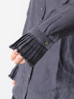 画像をギャラリービューアに読み込む, BUNON タックカラーブラウス [BN2642]
