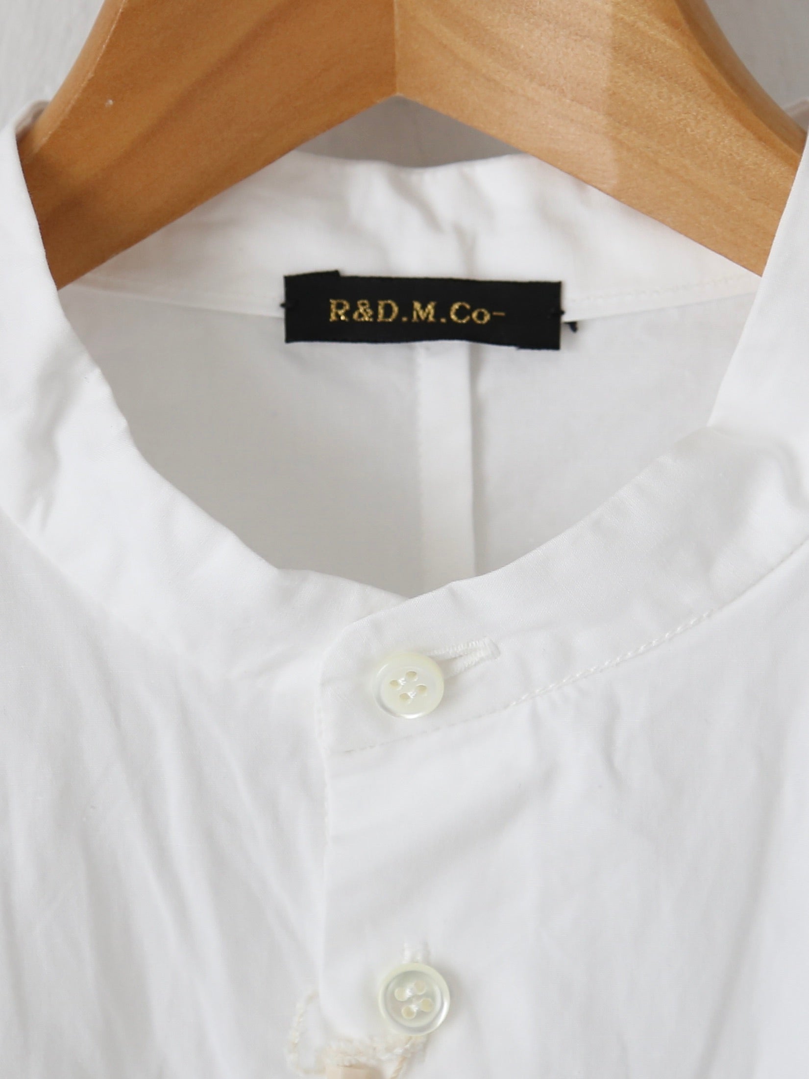 R&D.M.Co- ガーメントダイバギーシャツ [6201]