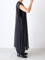 画像をギャラリービューアに読み込む, TOUJOURS ドローストリングジレドレス [TM43ID03]
