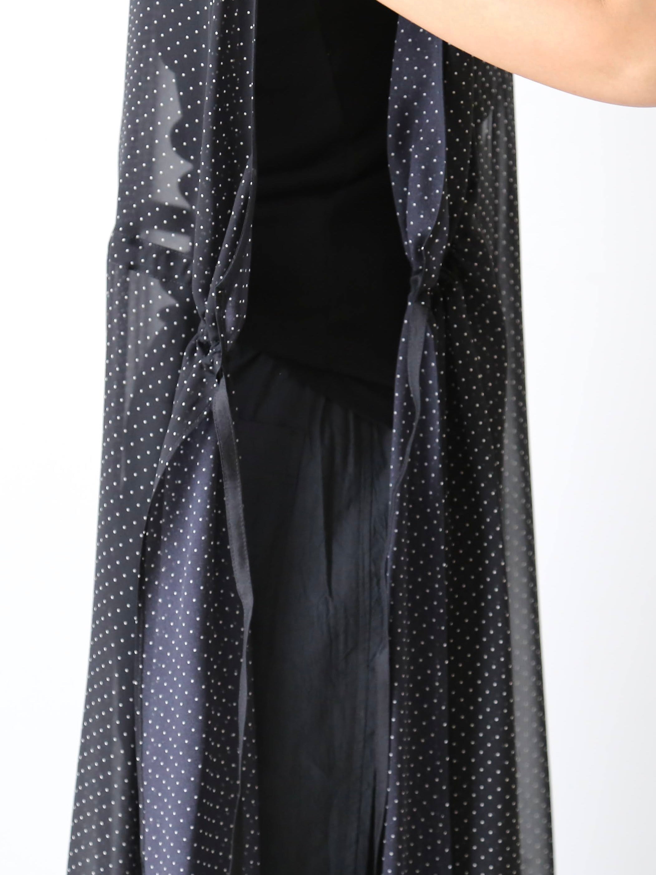 TOUJOURS ドローストリングジレドレス [TM43ID03]