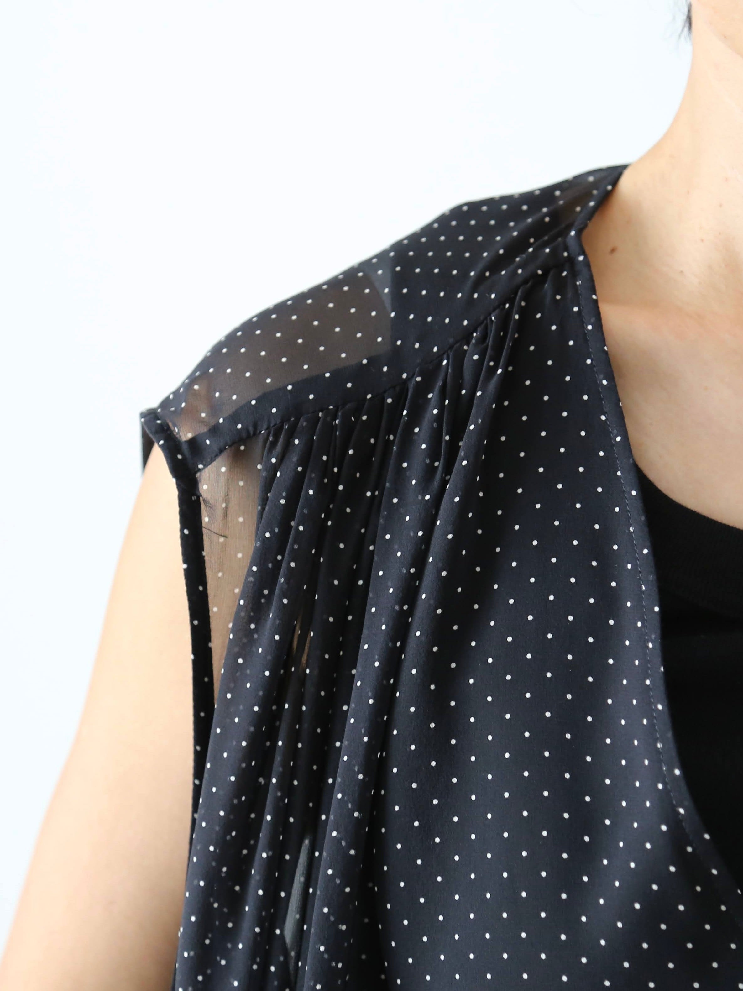 TOUJOURS ドローストリングジレドレス [TM43ID03]