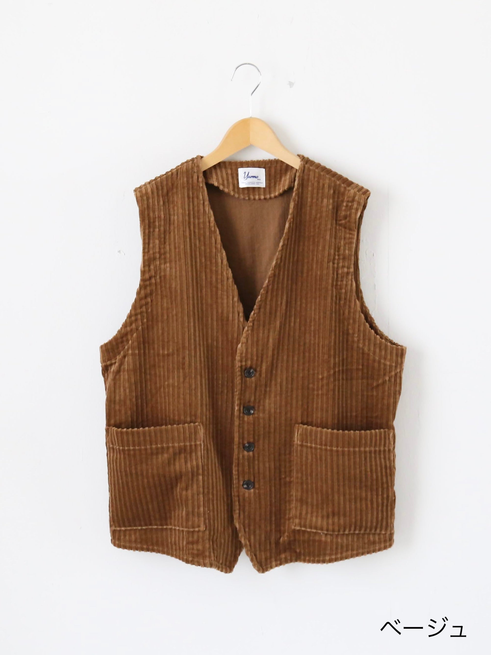 YARMO オーバーサイズドスリーブレスジャケット [YAR-25AW J22]